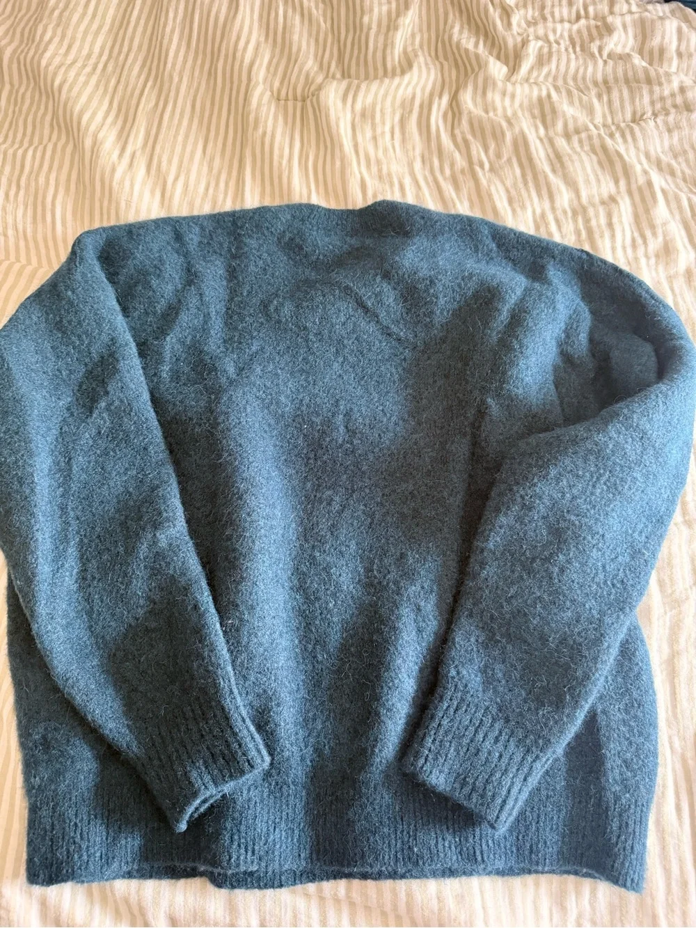Banana Republic Teal Crewneck Sweater